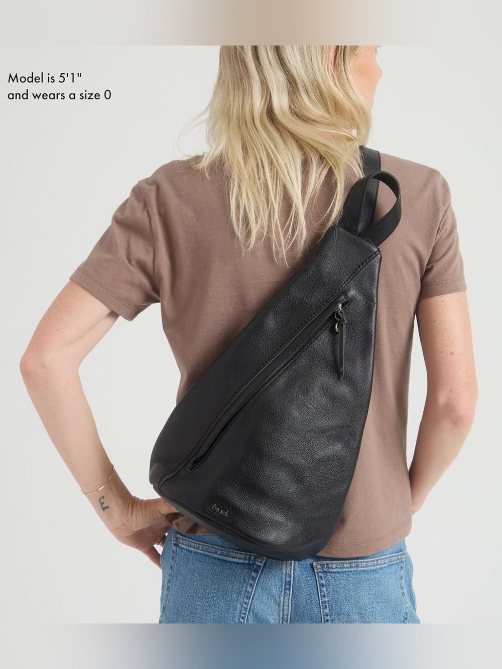 The Sak Geo Sling Leather Backpack